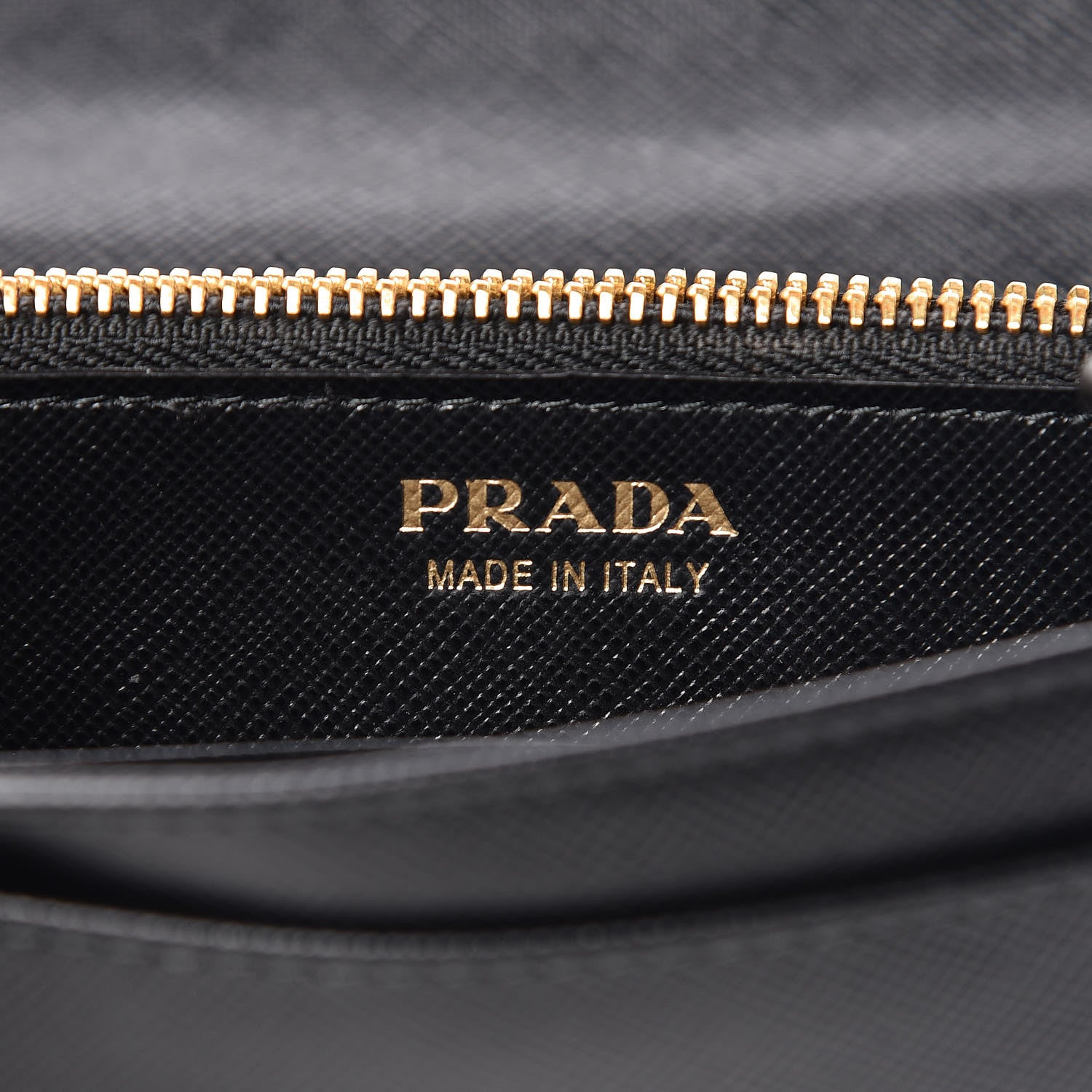 Prada Saffiano Metal Wristlet Black 6 of 8