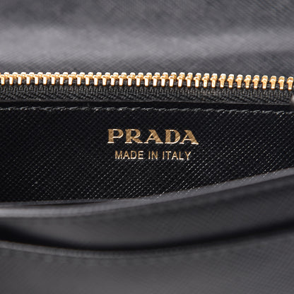Prada Saffiano Metal Wristlet Black 6 of 8