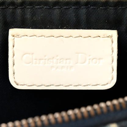 Christian Dior Monogram Mini Saddle Pochette White Blue 6 of 19