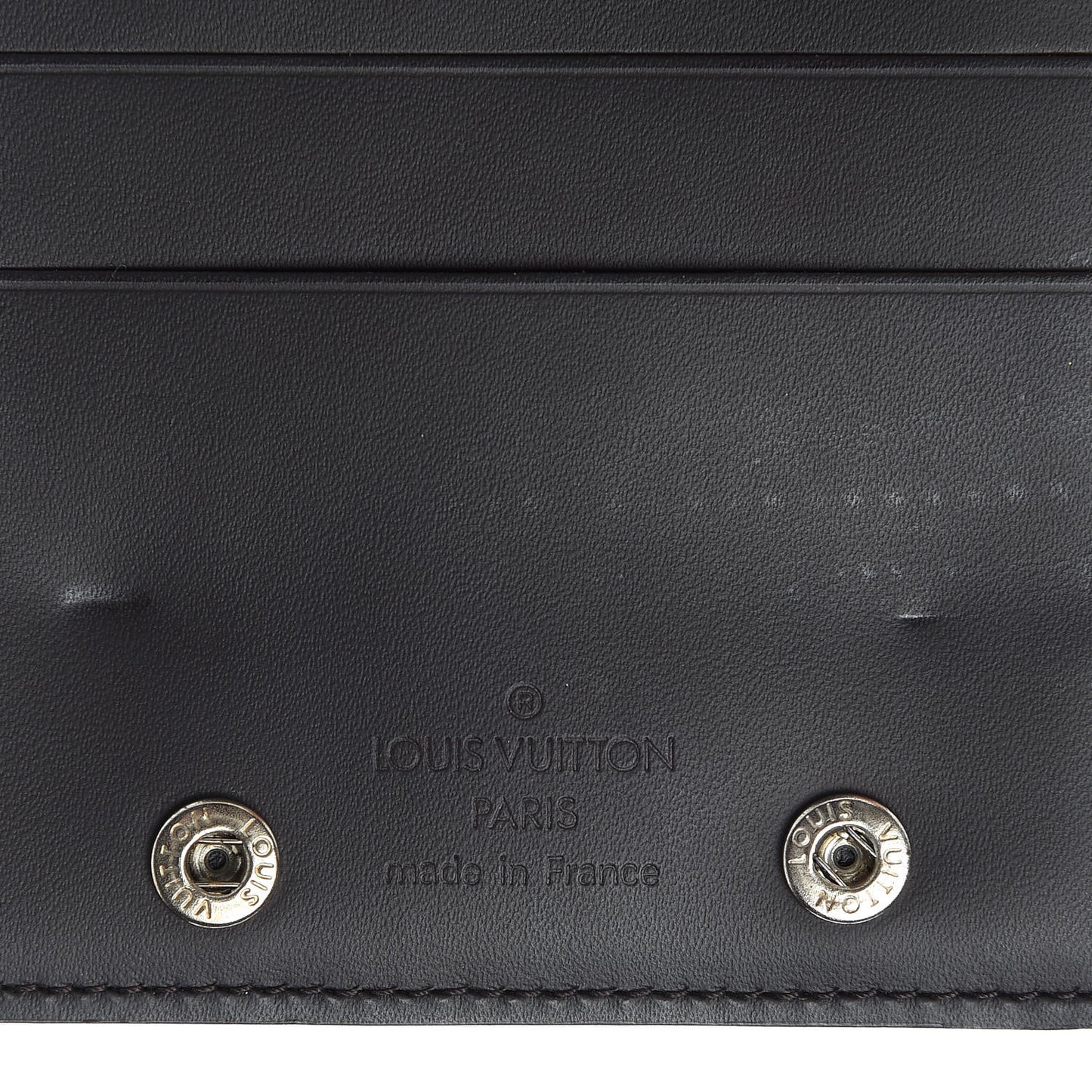 Monogram Glace Compact Wallet Cafe Brown