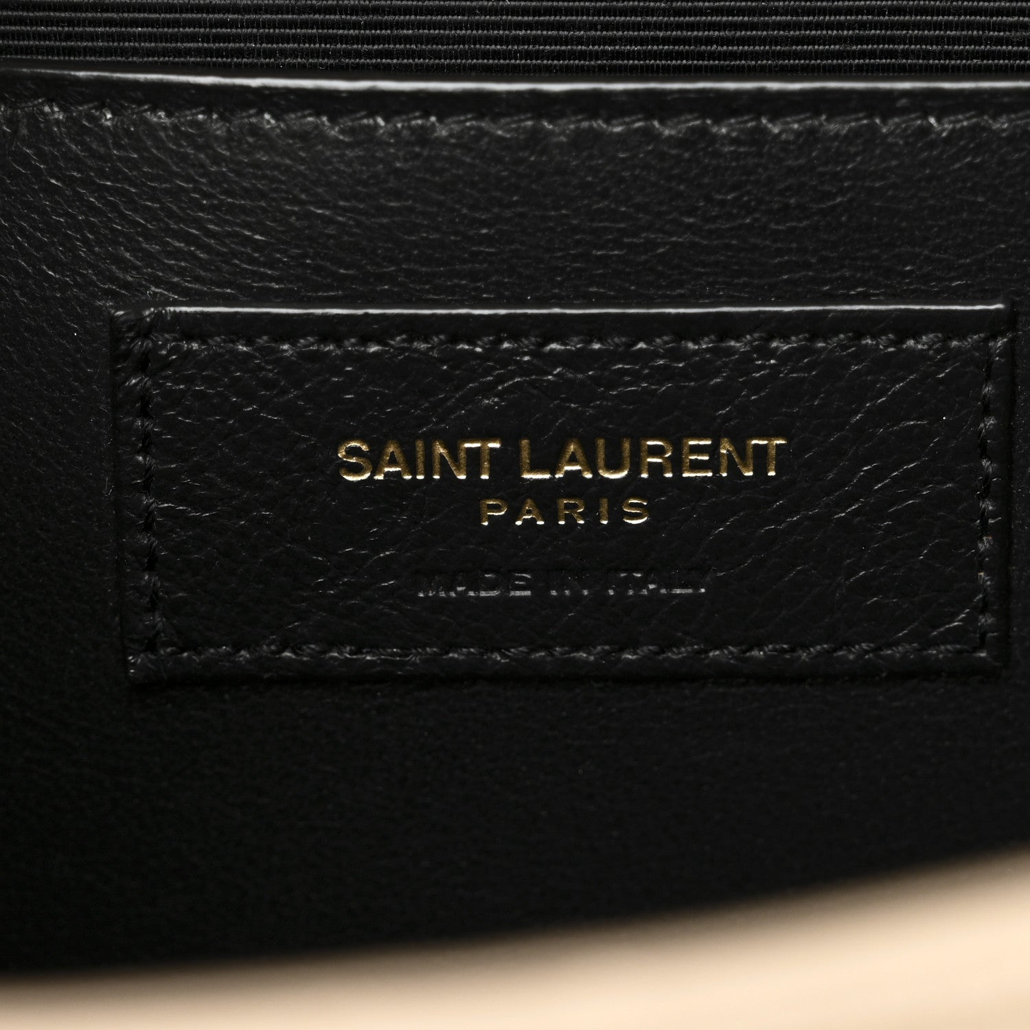 Saint Laurent Grain De Poudre Textured Mixed Matelasse Medium Triquilt Monogram Satchel Dark Beige 6 of 9