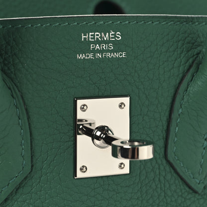 Hermes Togo Birkin 25 Vert Vertigo 6 of 12