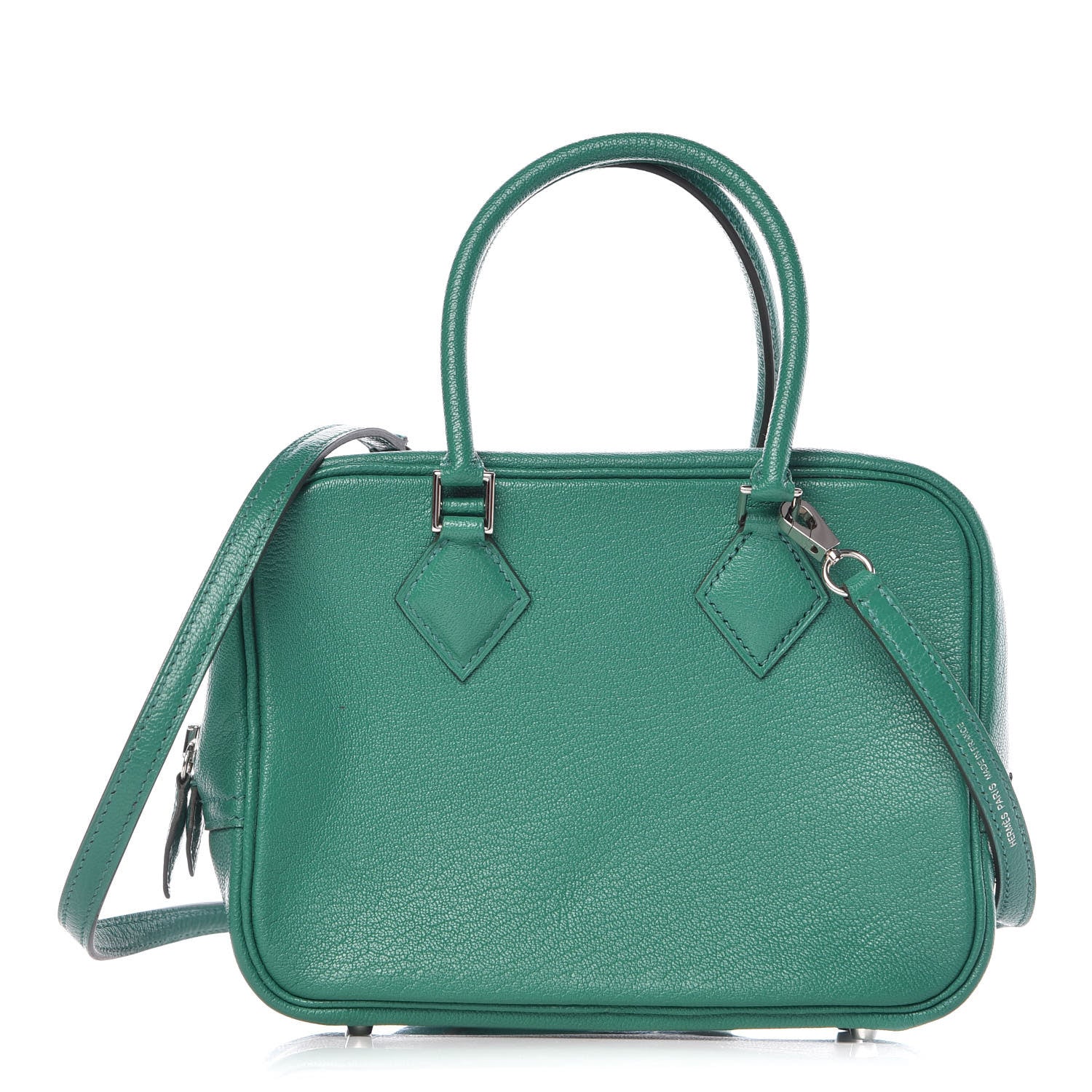 Hermes Chevre Mysore Plume II Mini Vert Vertigo 1 of 7