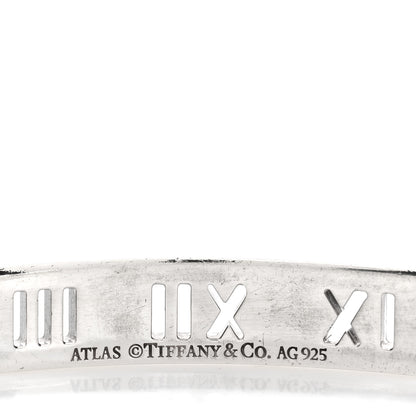 Tiffany Sterling Silver Atlas Pierced Cuff Bracelet 3 of 3