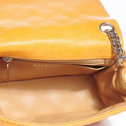 Chanel Glazed Lambskin Quilted Mini Bijoux Chain Square Flap Mango 8 of 8