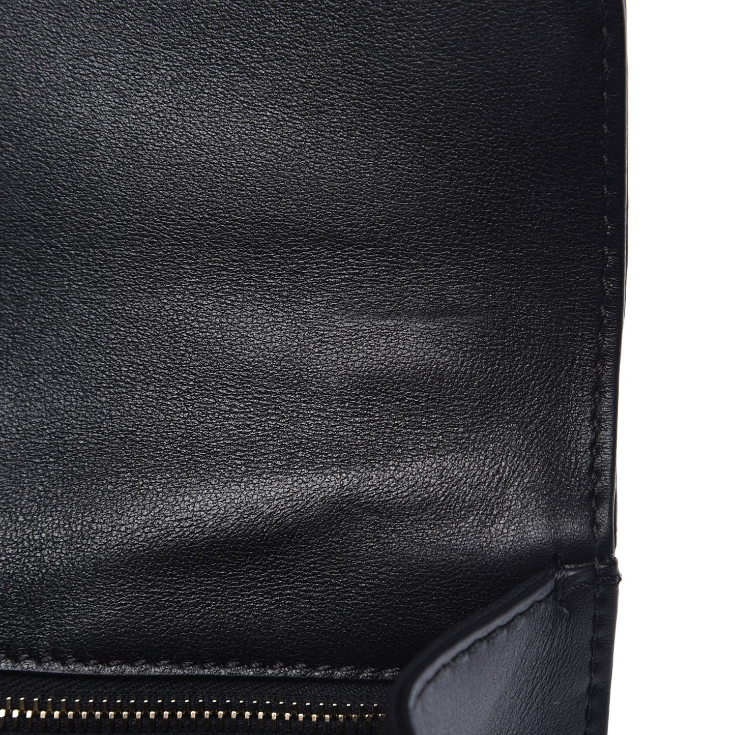 Vitello Small Glam Lock Rockstud Flap Black