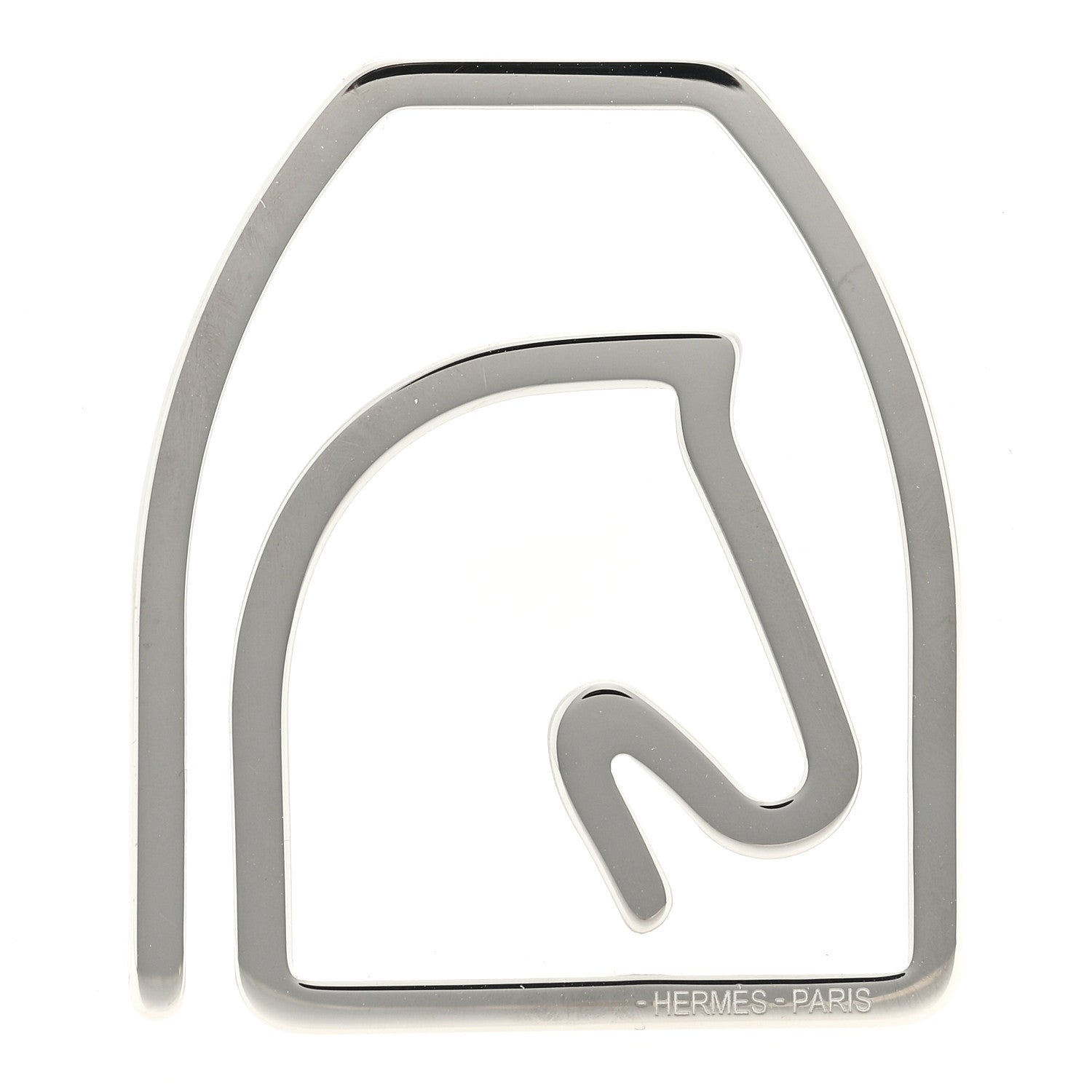 Hermes Palladium Equestre Bill Clip 1402662 – FASHIONPHILE