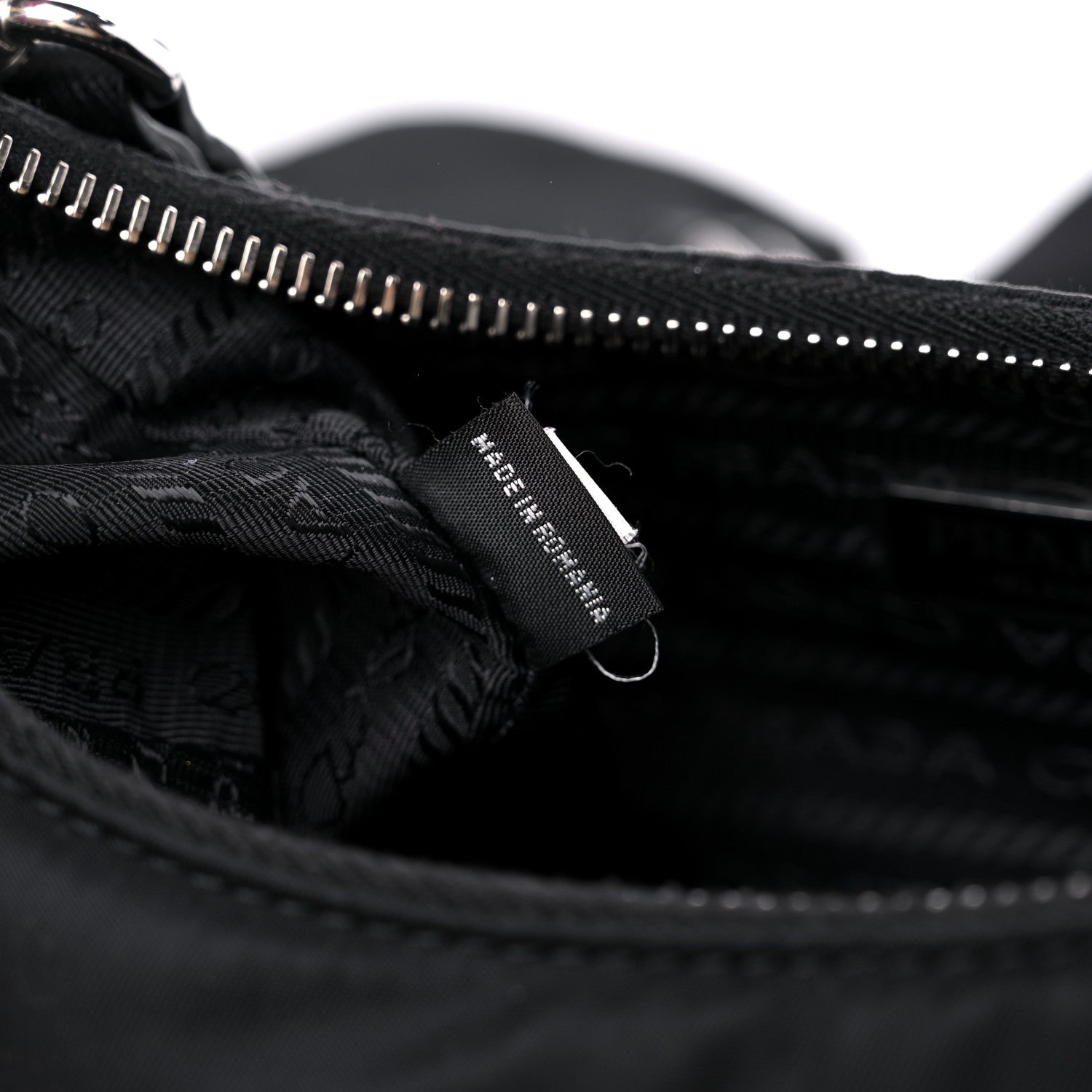 Prada Nylon Re-Edition 2005 Shoulder Bag Black 7 of 10