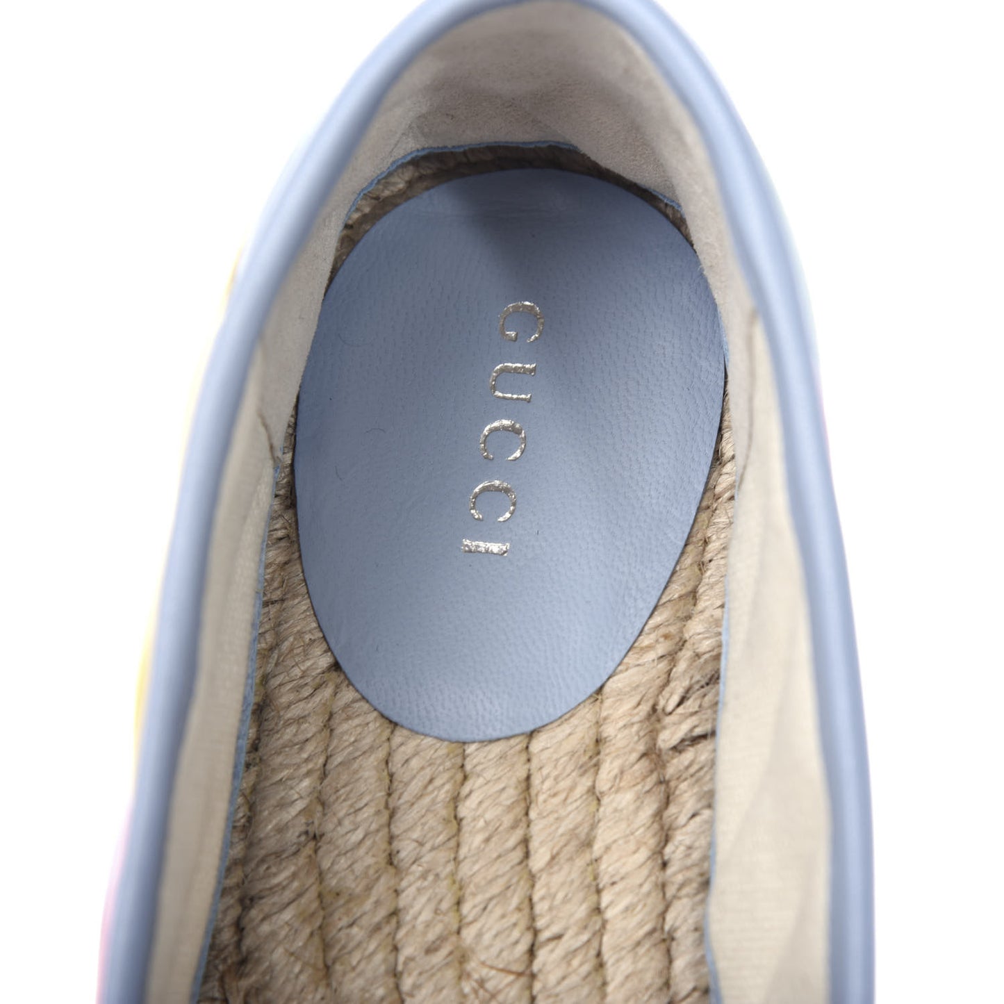 Nappa Matelasse Diagonal GG Marmont Espadrilles 38 Multicolor Pastel