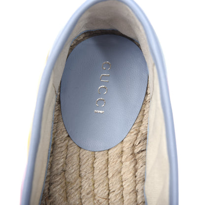 Gucci Nappa Matelasse Diagonal GG Marmont Espadrilles 38 Multicolor Pastel 9 of 11
