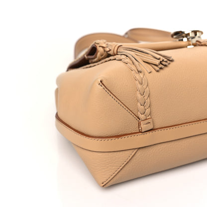 Chloe Grained Calfskin Medium Penelope Shoulder Bag Milky Brown 8 of 9