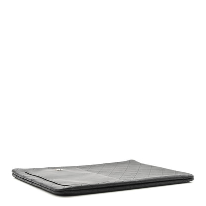 Chanel Calfskin Quilted Medium CC Pocket Cosmetic Case Black 4 of 10