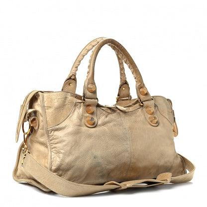 Balenciaga Goatskin Giant 21 Gold Hardware Part Time Natural 2 of 7
