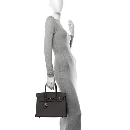 Hermes Togo Birkin 30 Etain 2 of 13