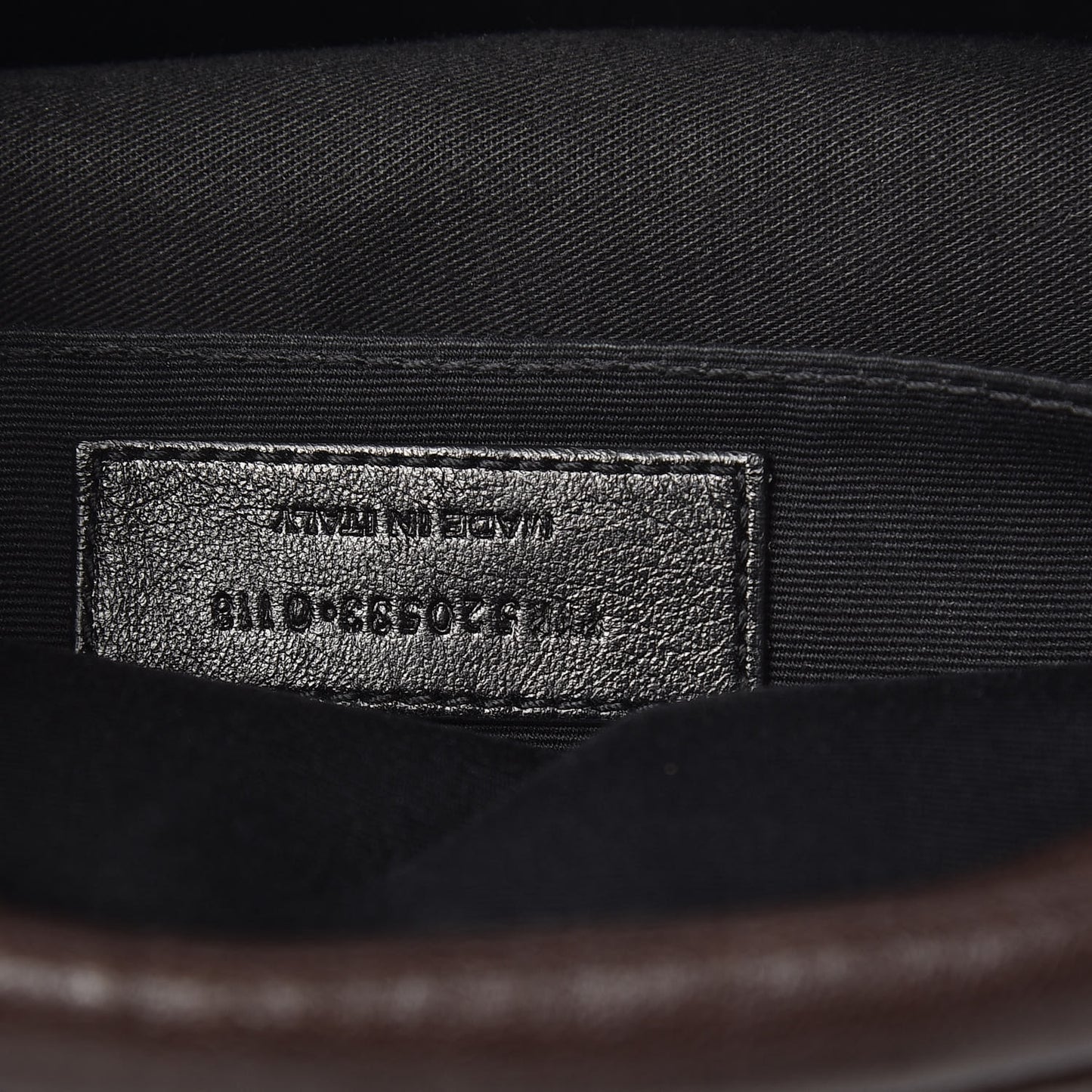 Lambskin Monogram Small Lou Camera Bag Black Tulipe