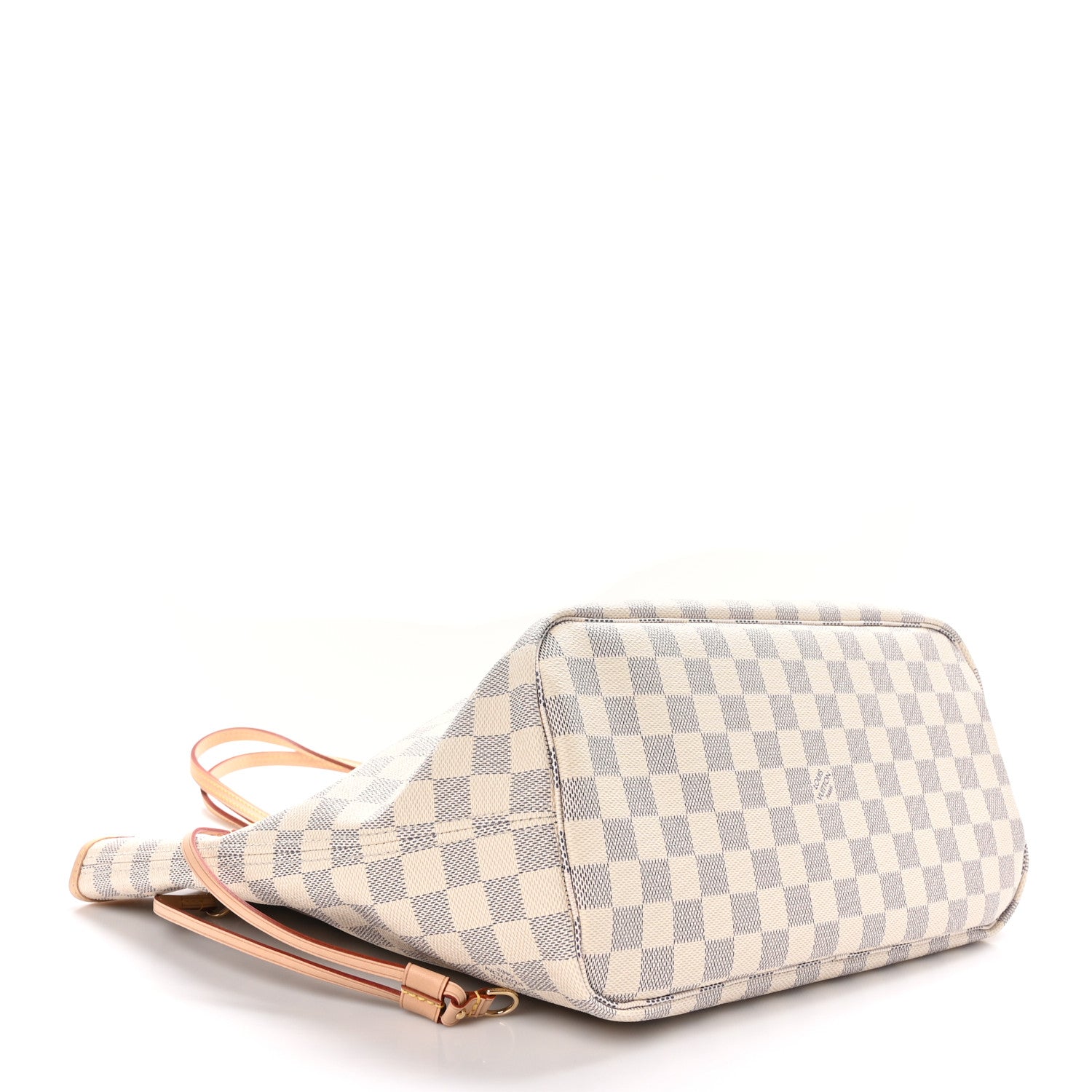 Louis Vuitton Damier Azur Neo Neverfull MM Rose Ballerine 5 of 10
