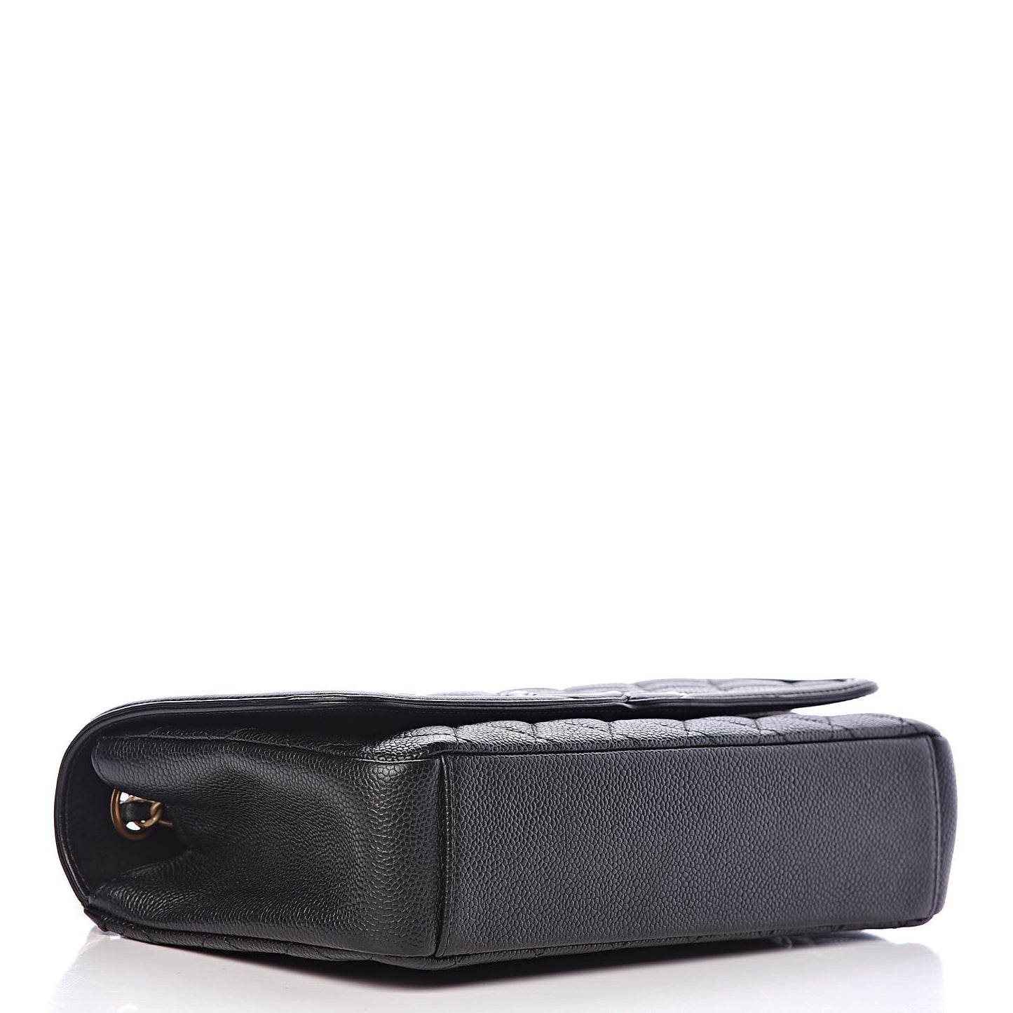 Caviar Quilted Medium CC Filigree Flap Black