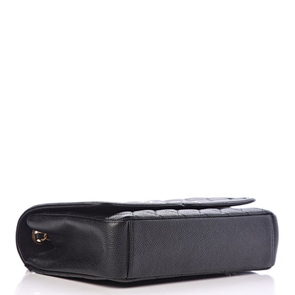 Chanel Caviar Quilted Medium CC Filigree Flap Black 4 of 15