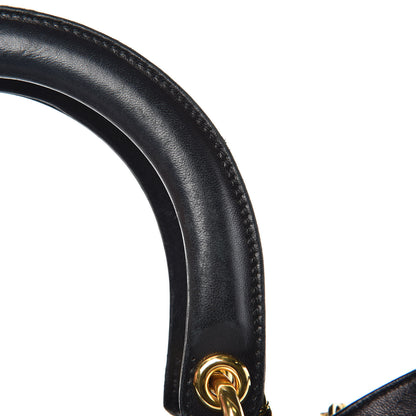 Christian Dior Lambskin Cannage Medium Lady Dior Black 15 of 17