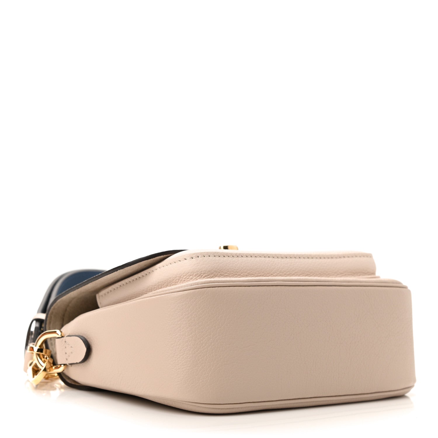 Louis Vuitton Grained Calfskin Lockme Tender Greige 4 of 10