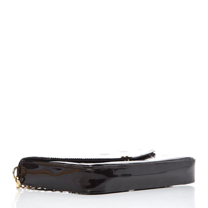 Louis Vuitton Vernis Pochette Felicie Chain Wallet Amarante 4 of 7