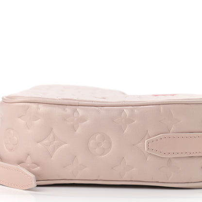 Louis Vuitton Lambskin Embossed Monogram Fall In Love Sac Coeur Light Pink 8 of 8