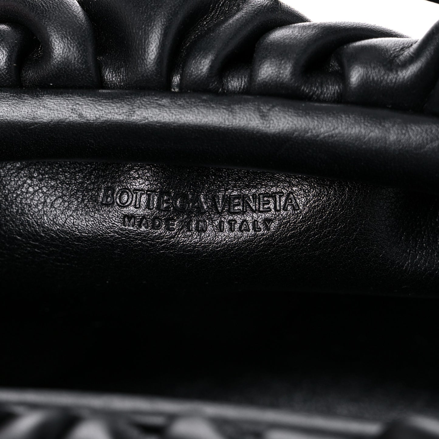 Butter Calfskin The Mini Pouch Black