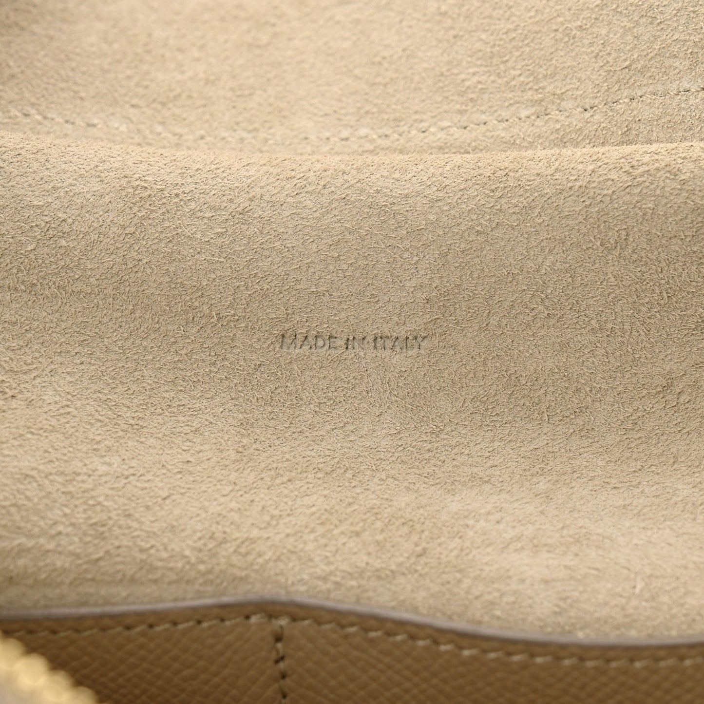 Grained Calfskin Mini Belt Bag Light Taupe