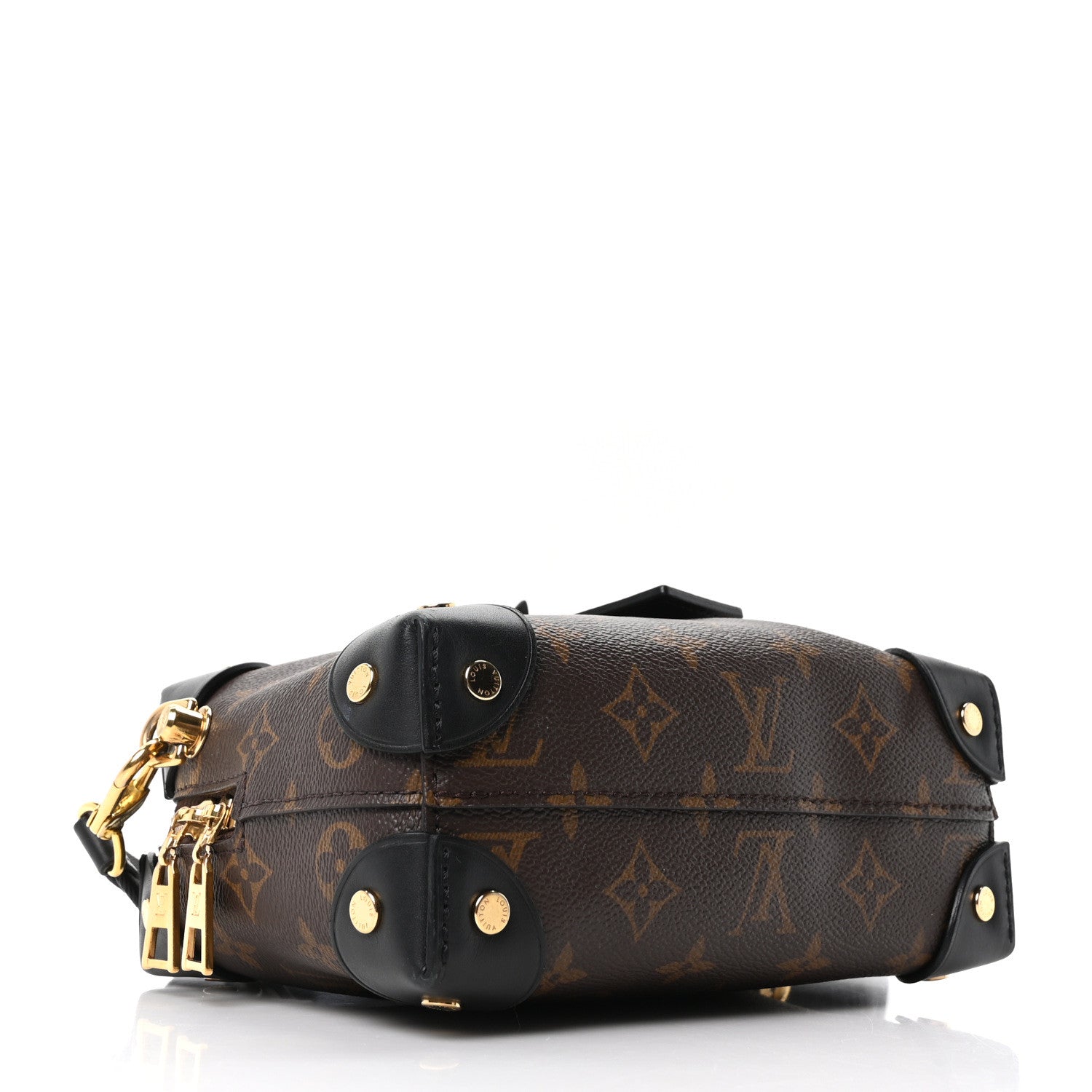 Louis Vuitton Monogram Petite Malle Souple Black 7 of 17