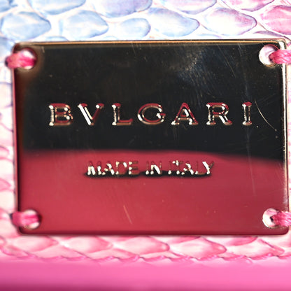 Bulgari Calfkin Snakeskin Serpenti Forever Shoulder Bag Bag Rainbow 7 of 14