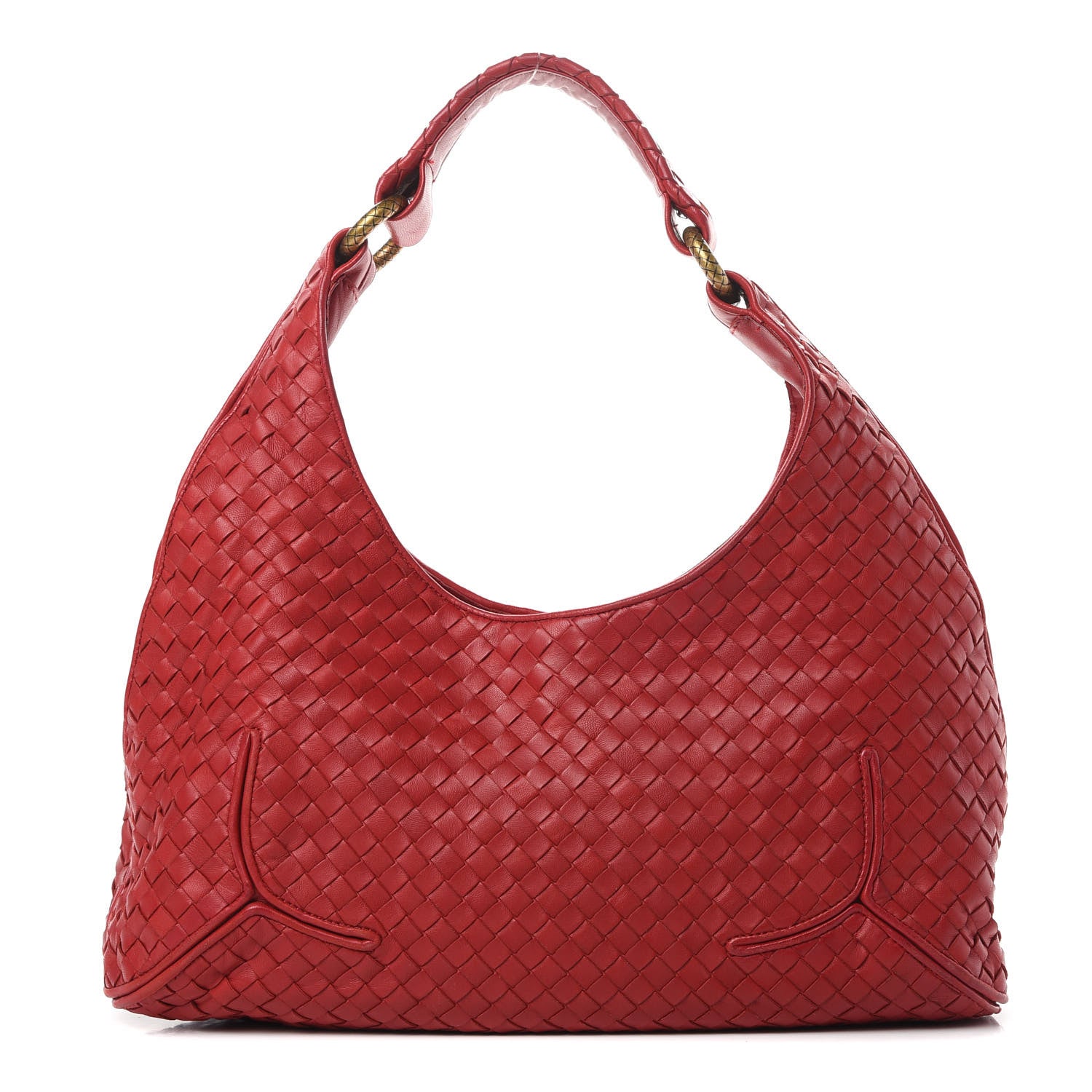 Bottega Veneta Nappa Intrecciato New Ball Hobo Carmino 1 of 14