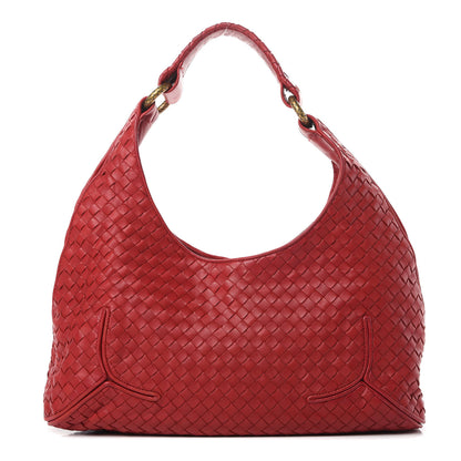 Bottega Veneta Nappa Intrecciato New Ball Hobo Carmino 1 of 14