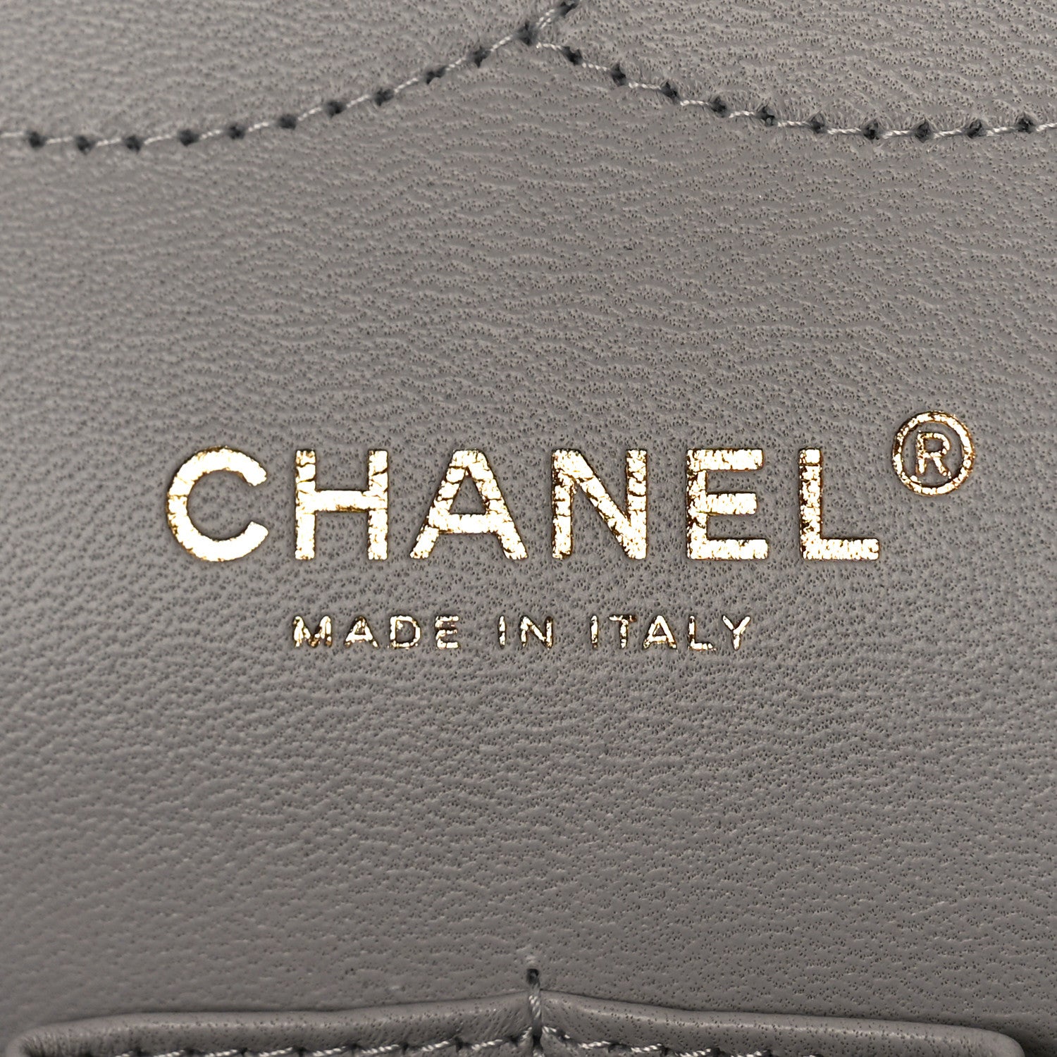 Chanel Caviar Quilted Jumbo Double Flap Grey 7 of 9