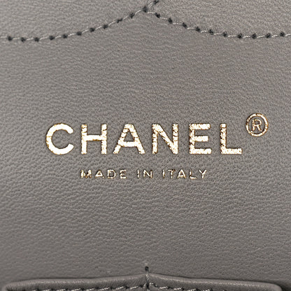 Chanel Caviar Quilted Jumbo Double Flap Grey 7 of 9