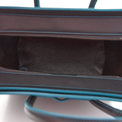 Celine Satin Debossed Calfskin Micro Luggage Anthracite 5 of 8