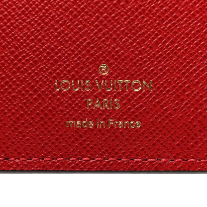 Louis Vuitton Damier Ebene Victorine Wallet Red 6 of 6