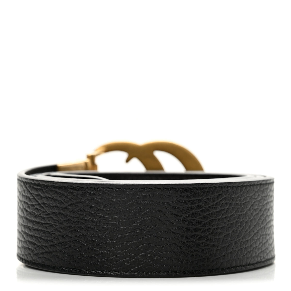 Calfskin Double G Reversible 37mm Belt 95 38 Black Cocoa