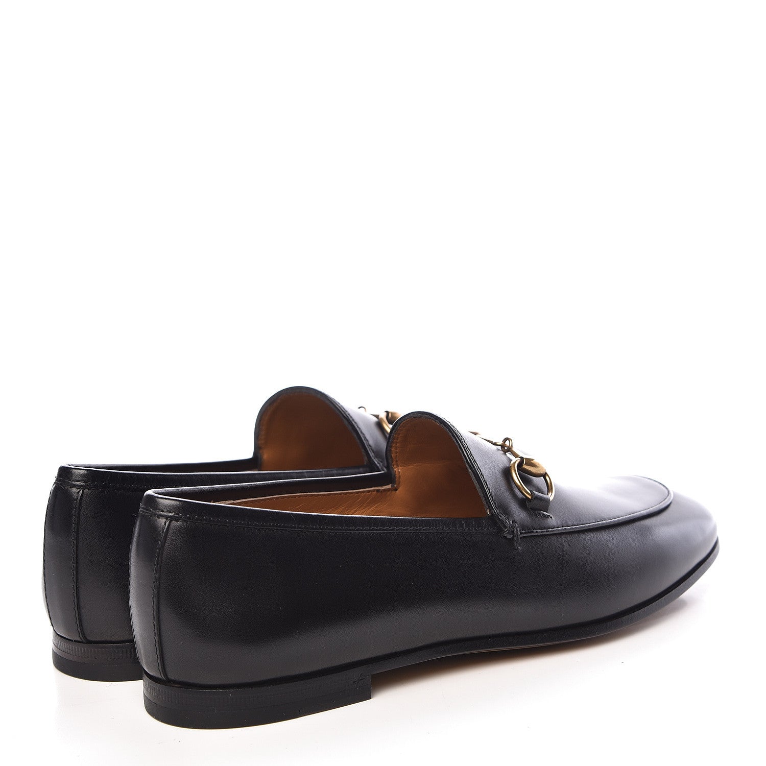 Gucci Calfskin Womens Jordaan Loafers 35.5 Black 4 of 8