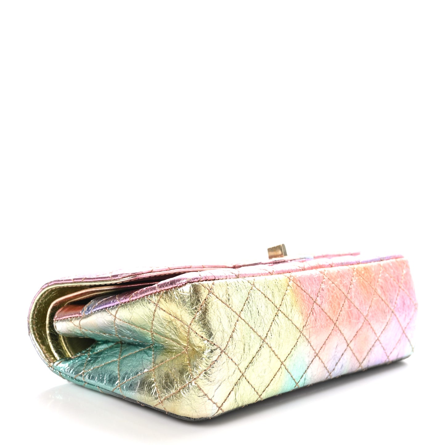Metallic Goatskin Quilted 2.55 Reissue 225 Flap Multicolor