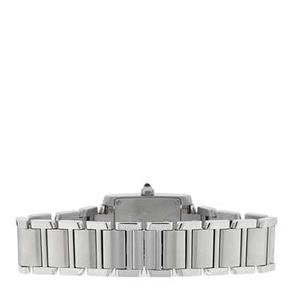 Cartier Stainless Steel 20mm Tank Francaise Quartz Watch 3 of 4