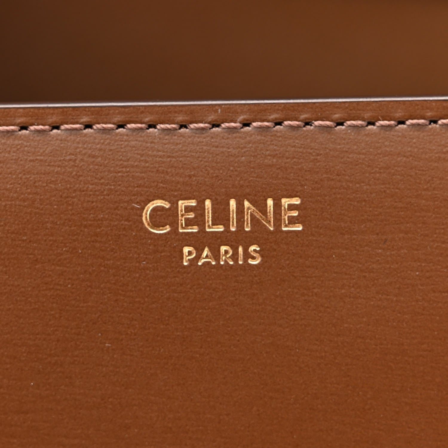 Celine Box Calfskin Teen Classic Box Flap Bag Camel 5 of 10