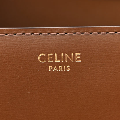 Celine Box Calfskin Teen Classic Box Flap Bag Camel 5 of 10