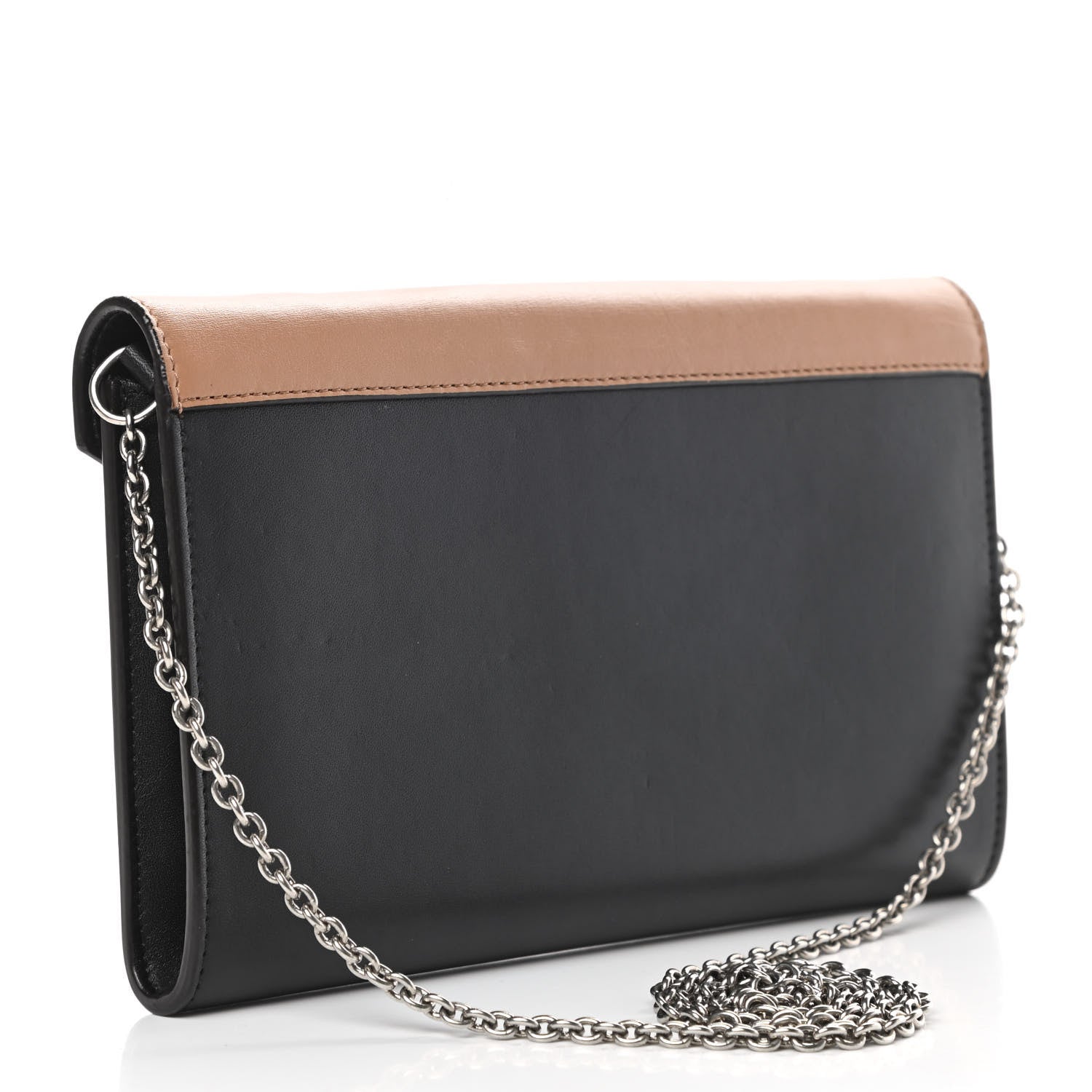 Celine Shiny Calfskin Clutch on a Chain Multicolor 3 of 16