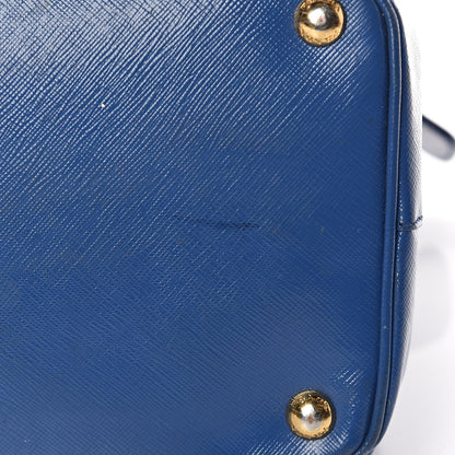 Prada Saffiano Vernice Shopping Tote Azzurro 22 of 26