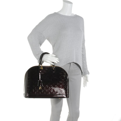 Louis Vuitton Vernis Alma GM Amarante 2 of 8