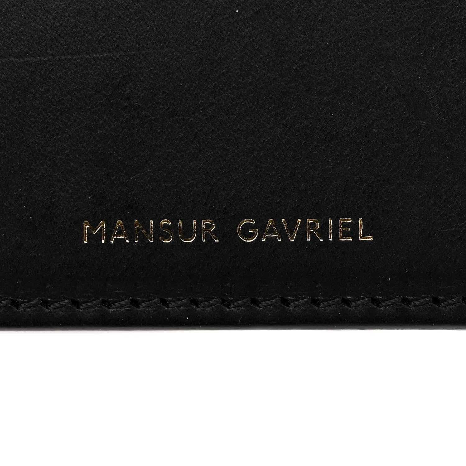 Mansur Gavriel Vegetable Tanned Calfskin Bucket Bag Black Oro 7 of 16