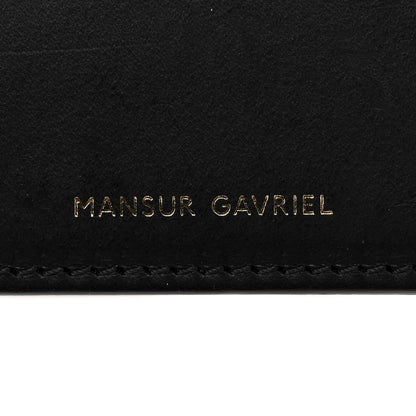 Mansur Gavriel Vegetable Tanned Calfskin Bucket Bag Black Oro 7 of 16