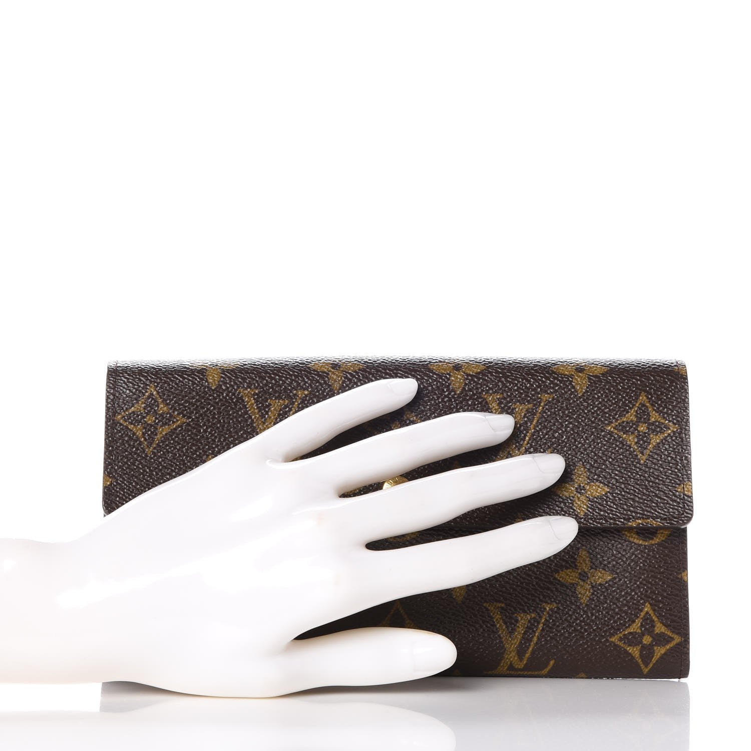 Louis Vuitton Monogram Sarah Wallet 2 of 8