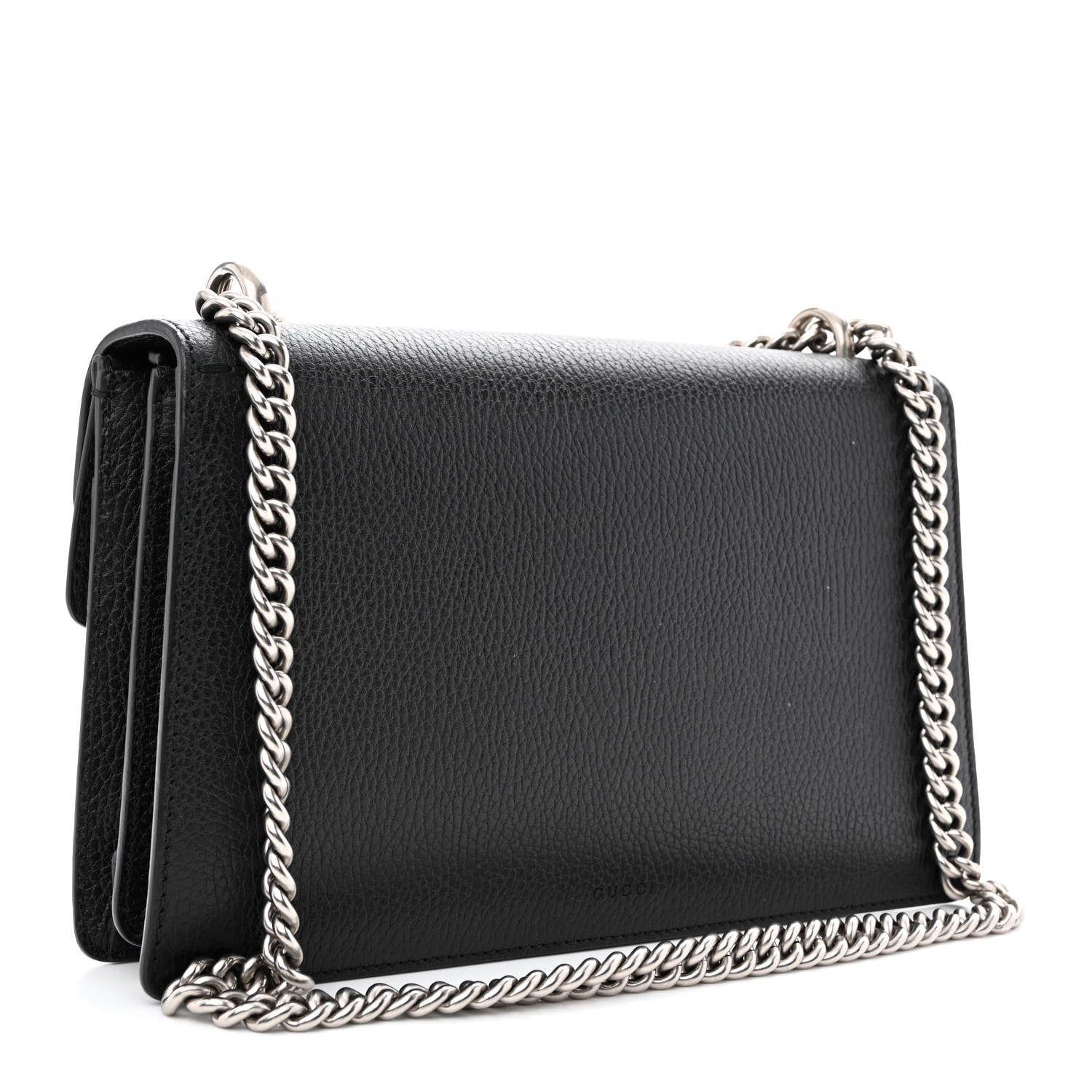 Gucci Pebbled Calfskin Small Dionysus Shoulder Bag Black 2 of 10