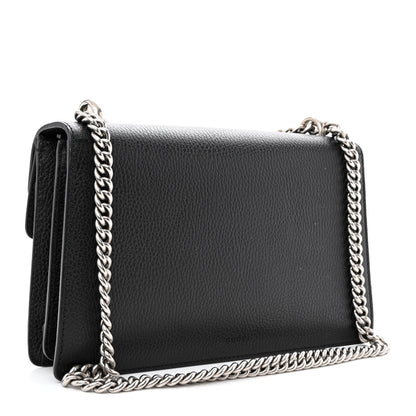 Gucci Pebbled Calfskin Small Dionysus Shoulder Bag Black 2 of 10